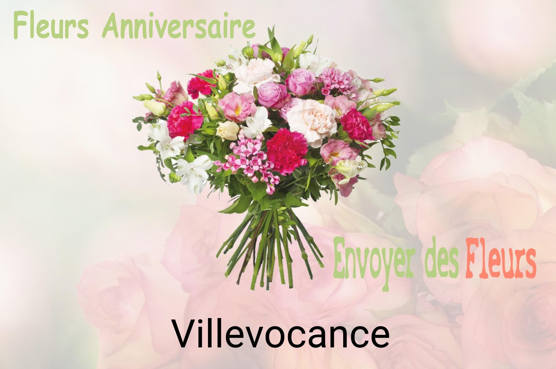 Bouquet de fleurs d’anniversaire livré à Villevocance